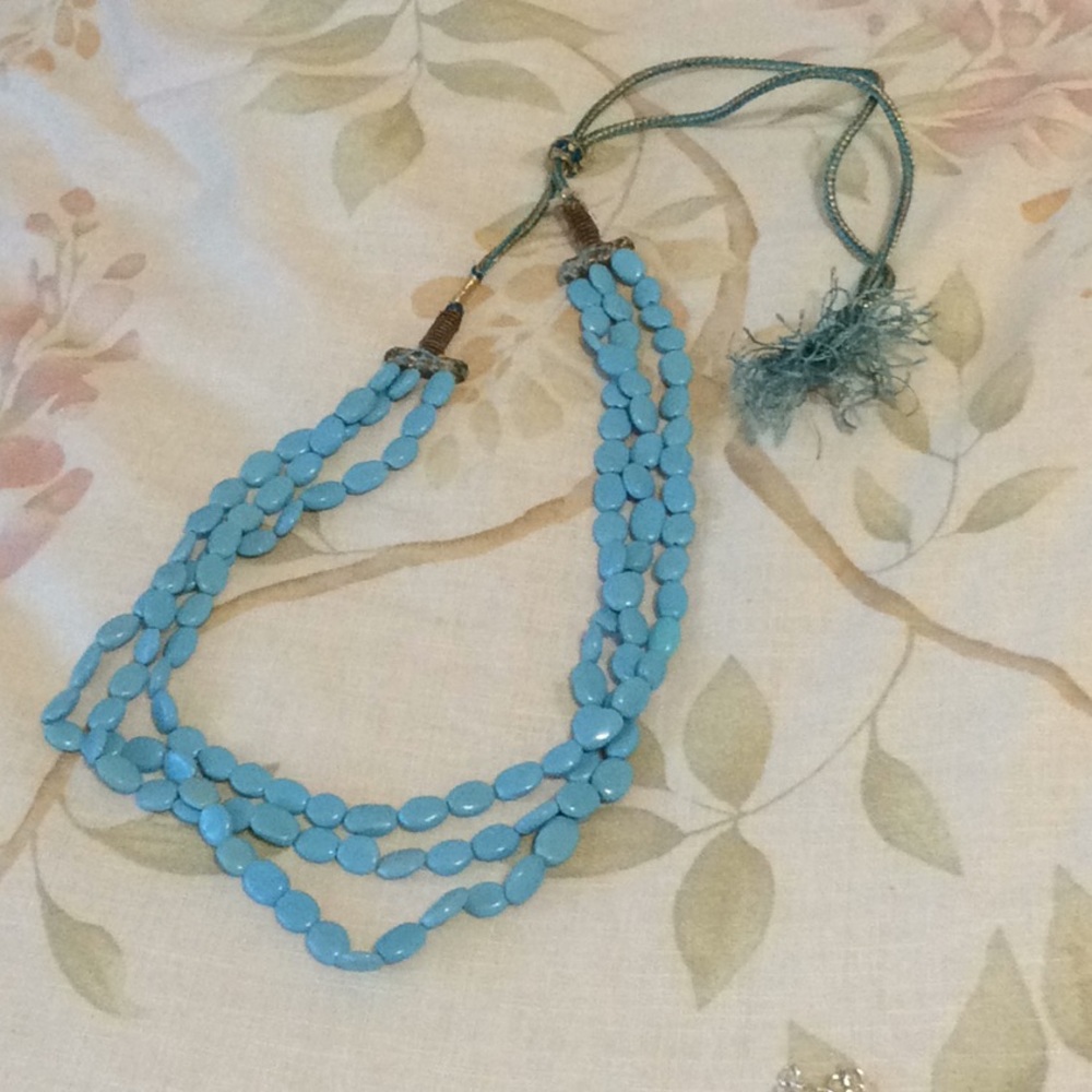 Blue bead Necklace